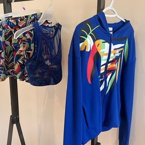 3 piece matching Adidas outfit